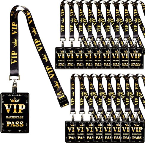 25 مجموعة VIP شارة الحبل مجموعات بطاقات تمرير البلاستيك للحفلات الموسيقية وراء الكواليس حفلات أعياد الموسيقية جائزة فيلم Night Organizer's Choice Pink in Saudi Arabia