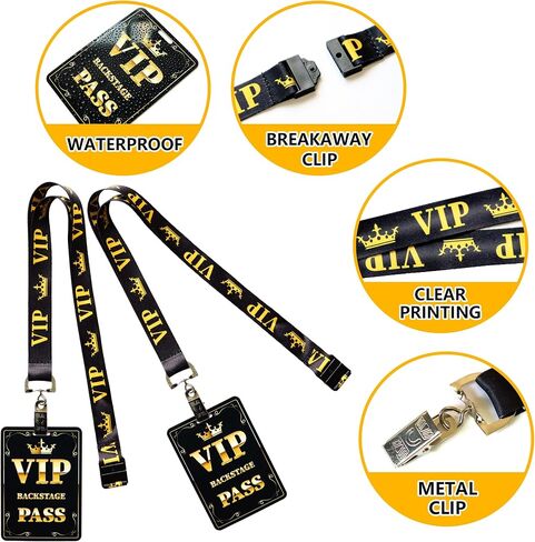25 مجموعة VIP شارة الحبل مجموعات بطاقات تمرير البلاستيك للحفلات الموسيقية وراء الكواليس حفلات أعياد الموسيقية جائزة فيلم Night Organizer's Choice Pink in Saudi Arabia