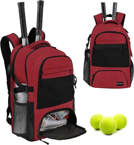 Sport Backpack - Multifunctional Sports Bag for Tennis, Badminton, Basketball etc, With shoe compartment in Saudi Arabia