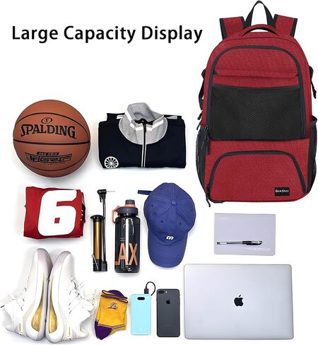 Sport Backpack - Multifunctional Sports Bag for Tennis, Badminton, Basketball etc, With shoe compartment in Saudi Arabia