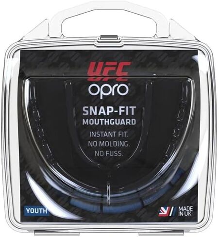 OPRO Snap-Fit Instant Level Mouth Guard – Quick Protection Mouthguard for Lacrosse, jiu Jitsu, Rugby, MMA, Boxing, Wrestling, and Football Mouthpiece – Includes Mouth Guard Case (Adult and Kids) in Saudi Arabia