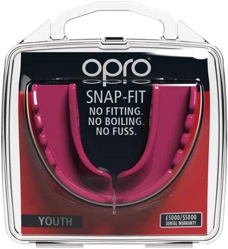 OPRO Snap-Fit Instant Level Mouth Guard – Quick Protection Mouthguard for Lacrosse, jiu Jitsu, Rugby, MMA, Boxing, Wrestling, and Football Mouthpiece – Includes Mouth Guard Case (Adult and Kids) in Saudi Arabia