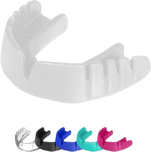 OPRO Snap-Fit Instant Level Mouth Guard – Quick Protection Mouthguard for Lacrosse, jiu Jitsu, Rugby, MMA, Boxing, Wrestling, and Football Mouthpiece – Includes Mouth Guard Case (Adult and Kids) in Saudi Arabia