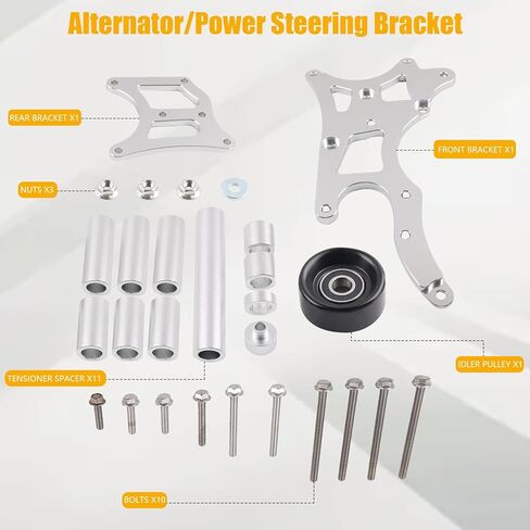 VVORHSBELL LS Air Conditioner Compressor Bracket Kit,Compatible with Sanden 508 LSX LS1 LS2 LS3 LS6 LS LQ4 LQ9 LS6 L92 L99 L33 LR4 Truck in Kuwait