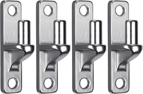 Cast Gate Hinges Heavy Duty, 304 Stainless Steel Wall Mount Gate Hinge with 5/8'' Pin, Durable Farm Gate Hinge, Non-Welded Fence Gate Hinge, Chain Link Fence Hinge, 2Pcs in Saudi Arabia
