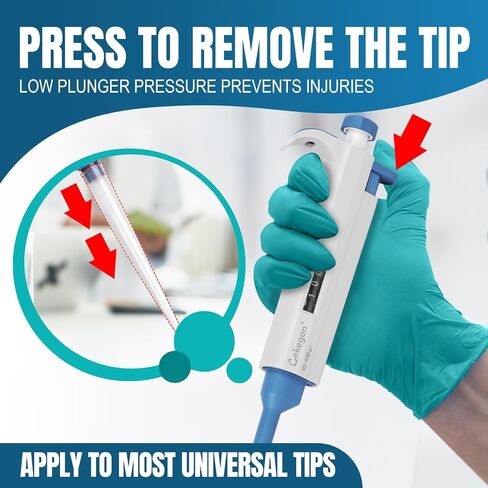 2-10ml Adjustable Pipette, Lab Micropipette, Accurate Single-Channel Pipettor with Pipette Tips in Saudi Arabia