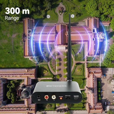 Retekess TA003 Silent Disco Headphone System,Silent Disco Headsets with 3 Channel,LED Lights,Hi-Fi Sound Quality,Silent Disco Headphones Wireless for Dance Party,Festivals(Pack of 20) in Kuwait