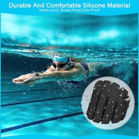 Ankle Weights for Women and Men, Adjustable Wrist and Ankle Weights Set of 2 (1Lb Each), Wearable Arm & Leg Weights for Home Gym, Yoga, Walking, Running,Swimming, Dance, Pilates, Cardio, Aerobics in Saudi Arabia