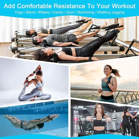 Ankle Weights for Women and Men, Adjustable Wrist and Ankle Weights Set of 2 (1Lb Each), Wearable Arm & Leg Weights for Home Gym, Yoga, Walking, Running,Swimming, Dance, Pilates, Cardio, Aerobics in Saudi Arabia