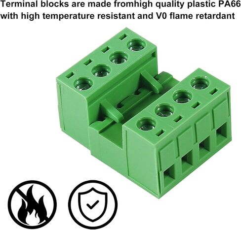 10PCS 5Pin 5.08mm Pitch Pluggable PCB Angle Screw Terminal Block Plug Connector Socket Panel Mount DIY 10Pcs 5Pin Phoenix Plug in Kuwait