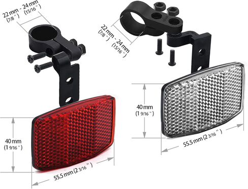 Bicycle Reflectors White Kit in Saudi Arabia