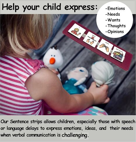 أدوات Smile4autism الصغيرة مثالية للحفاظ على تنظيم بطاقات الصور المرئية الفضفاضة. التوحد ABA، ADHD، اللغة ومتلازمة أسبرجرس in Kuwait