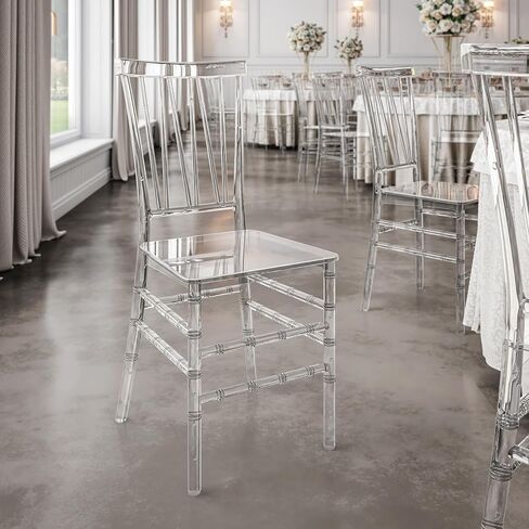 Stackable Chiavari Style Clear Acrylic Event Chairs in Saudi Arabia