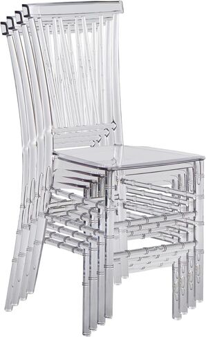 Stackable Chiavari Style Clear Acrylic Event Chairs in Saudi Arabia