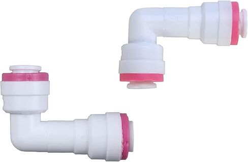 Check Valve (White) with Red Cap (Tube OD 3/8 inch, Straight Inline Check Valve) in Kuwait