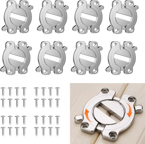 Zinc Alloy Table Buckle Connectors, Table Board Connector Hardware Accessories Heavy Duty Zinc Alloy，2pcs/4pcs/6pcs/8pcs (4, Metallic Color) in Saudi Arabia