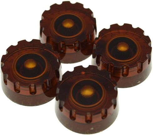KAISH Pack of 4 American Spec LP Guitar Knurled Speed Dial Knobs 24 Fine Spline Control Knobs for Les Paul with CTS Split Shaft Pots Black in Kuwait