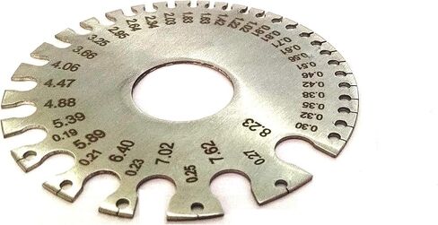 Stainless Steel Wire Gauge Measures Standard and Metric (Linear Scale) in Saudi Arabia