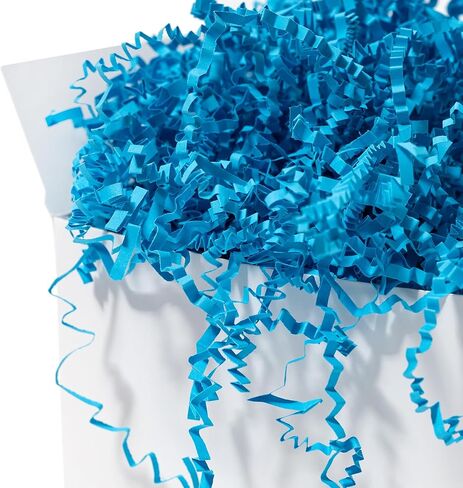 Mefleet 1 LB Crinkle Cut Paper Shred Filler Black Crinkle Paper Shredded Paper for Gift Box - Gift Basket Filler - Gift Box Stuffing for Christmas, Halloween Packaging Wrapping in Kuwait
