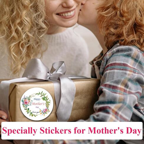 120pcs ملصقات عيد الأم السعيدة ، ملصق 2 بوصة من ملصقات عيد الأم ، علامات عيد الأم الحب ، حفلات عيد الأم تفضل الزخارف للصناديق والأظرف والبطاقات in Kuwait