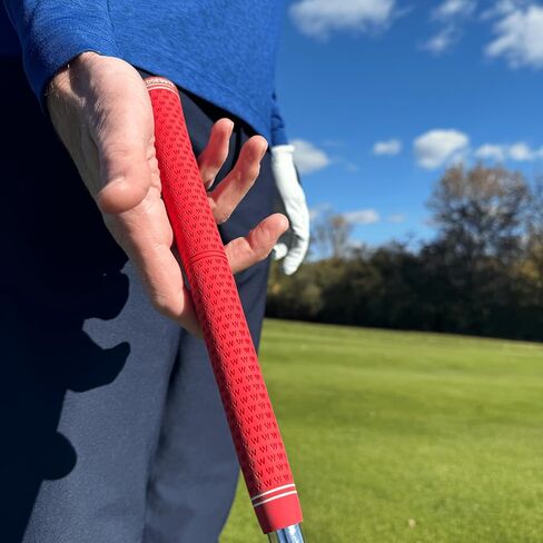 Wedge Guys GLP Velvet Golf Grips 13 Pack with Deluxe Grip Kit | All Weather Performance with Tour Level Traction | in White/Black & Standard/Midsize in Saudi Arabia