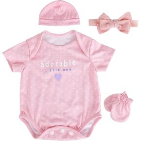 Aori Reborn Baby Dolls ملابس 20 بوصة مجموعة أرجوانية مجموعة من 18-22 بوصة دمى حديثي الولادة واقعية