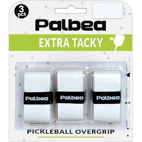 Pickleball Overgrip Tape - حزمة من 3/6/12/22/60 - شريط قبضة المخلل الأبيض الإضافي - امتصاص العرق عالي اللمسة الناعمة. الملحقات المصممة لتعزيز شريط قبضة Pickleball Paddle