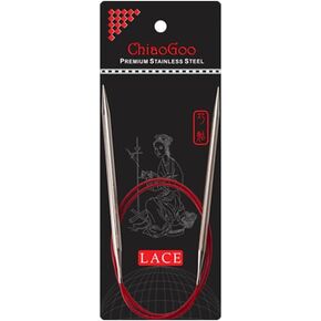 chiaogoo red Lace Circular Needle 60cm 5.00mm - 1pc