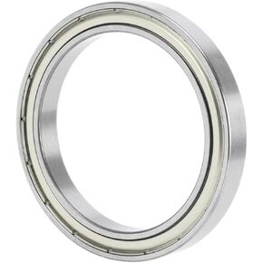 ACROPIX 6811ZZ Deep Groove Ball Bearings Lubricated Bearings Double Metal Seal 55x72x9mm Silver Tone - Pack of 4