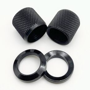 Thread Protector 1/2 * 28 for .22LR .223 & 5.56, with Crush Washer, Steel, 2 Pack (4)