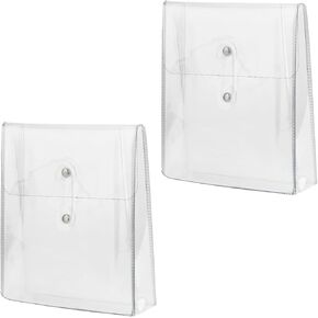 2 PCS الأشرطة Washi منظم ، منظم ملصق واضح ، PVC مرئية محمولة حقيبة تخزين متعددة ، شريط لاصق كبير السعة DIY حامل للاصق