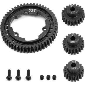 52T Spur Gear 18T 20T 22T PINION GEARS 1.0M الصلب الصلب لـ TRAXXAS XMAXX XRT XO-1 MAXX E-REVO 2.0 VXL ترقية