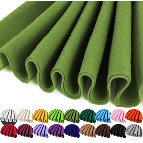 Moss Green Love Fabric 36 "× 36" (1 ساحة مربعة) ، ملاءمة سميكة 1.6 مم لوراءات محفورة للخياطة المرقعة على مشاريع فنية DIY