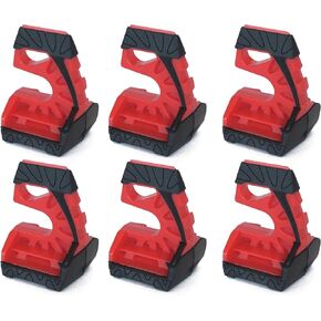 Wedge -It - The Ultimate Door Stop - Black (6 Pack)