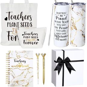 Yungyan 2025 Teacher Appreciation Graduation Gifts Set Teachers' Day Retirement Birthday Presents Thank You Box from Student(Purple)