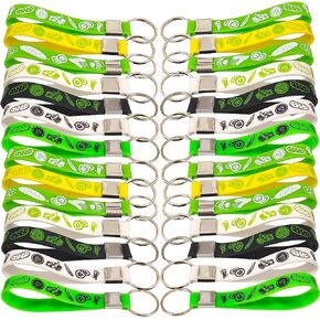 CupaPlay 24pcs مخلل مفاتيح مفاتيح - خضار لطيف مخلل المعلبات موضوع الحفلة الحفلات اللوازم زخارف عيد ميلاد استحمام سليكون مفاتيح السيليكون