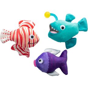 مجموعة لعبة Fringe Studio Plush Dog ، أي زعنفة ممكنة ، مجموعة صغيرة من 3 قطع ، مجموعة متجر الحيوانات الأليفة (662084)