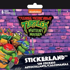 Nickelodeon - Teenage Mutant Ninja Turtles - Mutant Mayhem - Mini Mutants - Mini Stickerland Pad - 6 Mini Stickerland Pad - 6 صفحة