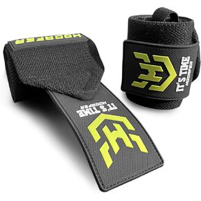 Wrist Wraps for Weightlifting - 18" Wrist Compression Support and Wrist Brace for Bench Press, Bodybuilding, Strength Training(Black, Flex Fit, 2P)