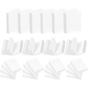 50-Pack Miniatures Blank Books,Dollhouse Book 1:12 Scale Tiny Blank Notebook,Mini House Opening Books Doll House Model Decoration (50)