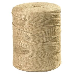 Aviditi Fiber Jute Twine, 3-Ply, 5000', 84 lbs. Tensile Strength, Natural (TWJ500)