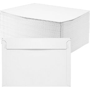150pcs مراسلين جامعيين ، 12 × 9 بوصات مظاريف ختم ذاتي أبيض ، أظرف A4 للصور ، الدعوات ، البطاقة ، المستند ، ورقة 300GSM