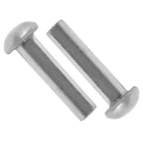 M6*20mm Brazier Head Solid Aluminum Rivets, Pack of 70