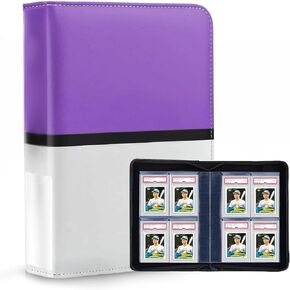 Graded Card Binder, 40 Pocket Slab Binder, Holds 40 PSA Cards, Durable Black Storage for Trading Cards