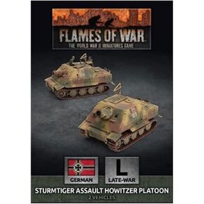 Battlefront Miniatures Flames of War WW2: German - Sturmtiger Assault Howitzer Platoon
