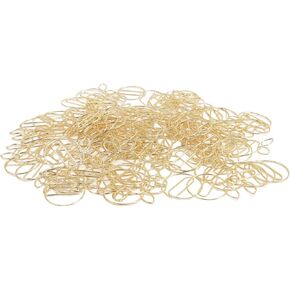 100pcs مقاطع الورق الذهبي شكل لطيف من الفولاذ المقاوم للصدأ مقاطع ورقية معدنية متعددة الوظائف خفيفة الوزن ومحمولة بسيطة وعصرية للمكتب (برتقالي)