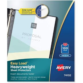 Avery Top Moading Sheet Protector