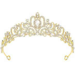 Cieher Pink Tiara Princess Crown Crown Crown Crystal Crotts for Women Trown for Birthder Plar Party Complay Assumeen Cosplay ، Princess Party Decorations
