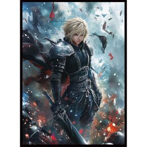 100 Standard Card Sleeves - Matte Finish Fantasy Art Deck Protectors for Magic: The Gathering Commander, Anti-Bend & Clear Backing (Fantasy Series)