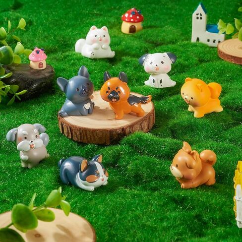 Pandahall 50Pcs Luminous Mini Ducks Bulk Glow in The Dark Resin Ducks Yellow Ducks Miniature Tiny Animals Figures Luminous Ornaments for Garden Landscape Home Party Decoration, Yellow, 5 Styles in Kuwait